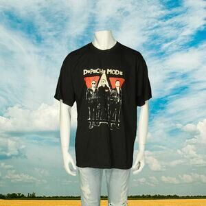 Y2K Depeche Mode Delta Machine World Tour 2013 Band T Shirt Tee XL